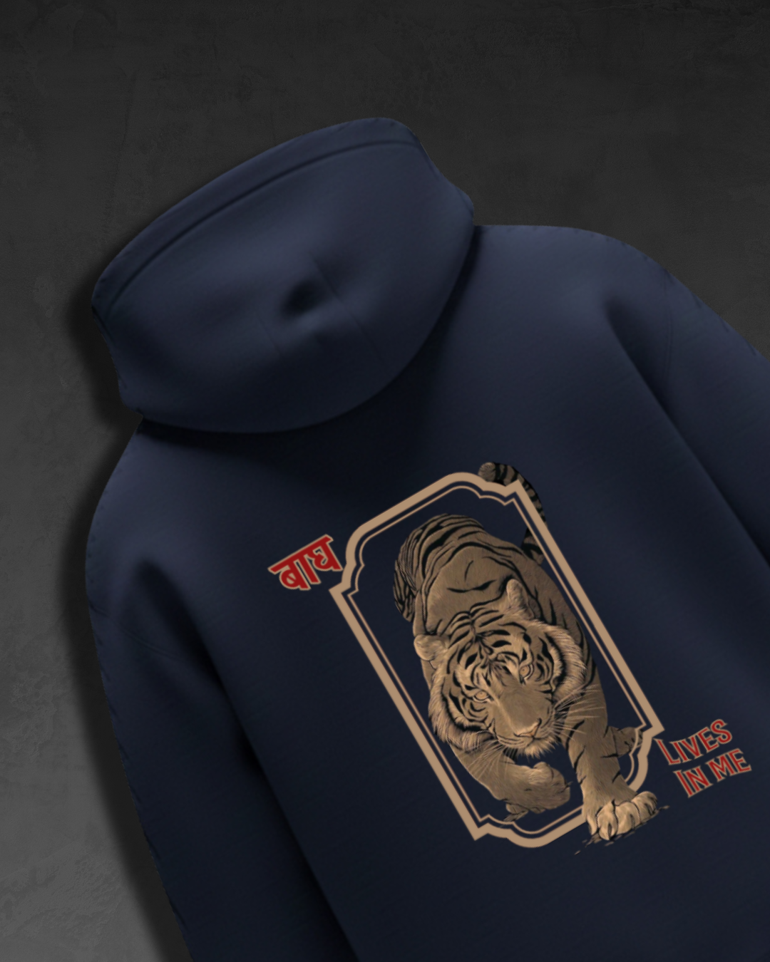 बाघ Lives in me Hoodie