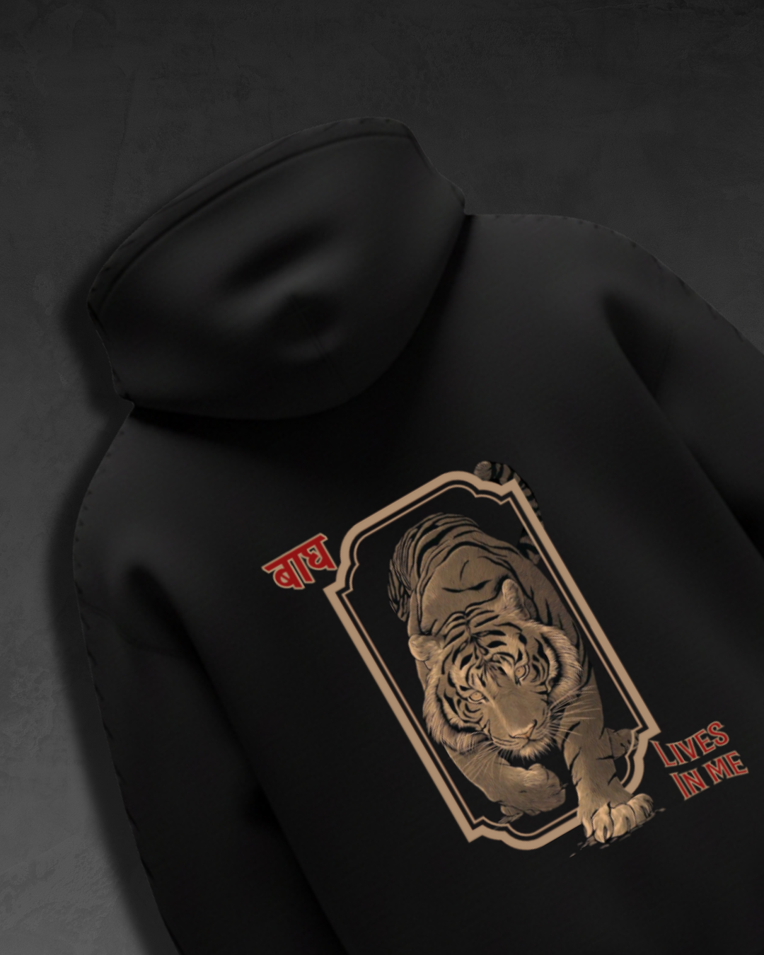 बाघ Lives in me Hoodie