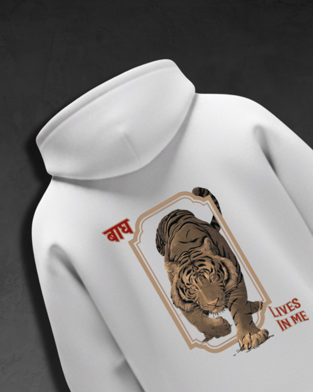 बाघ Lives in me Hoodie
