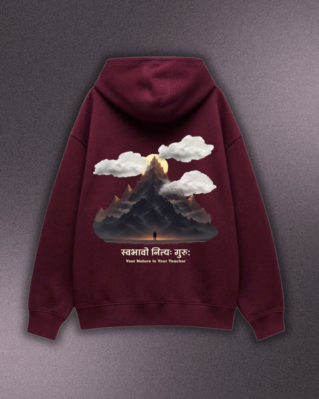 स्वभावो नित्यः गुरुः OVERSIZED HOODIE